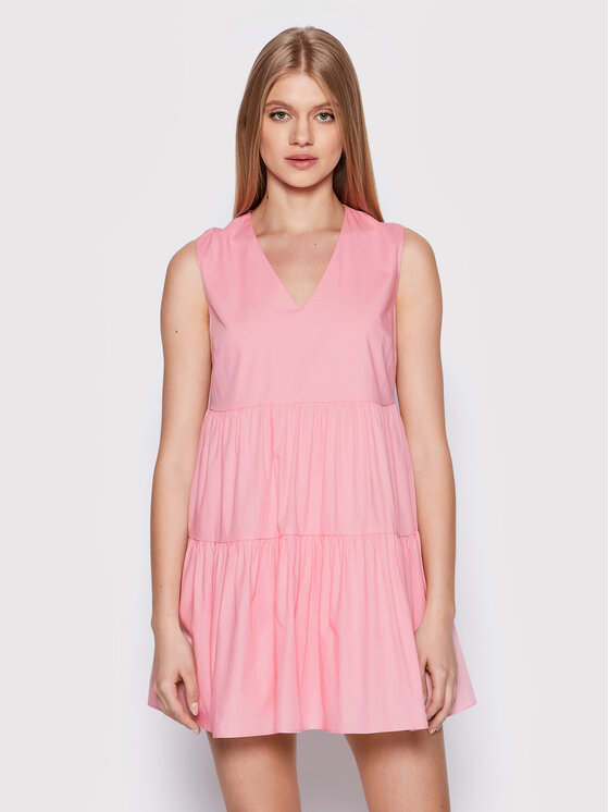Glamorous Sukienka codzienna CA0297 Różowy Regular Fit