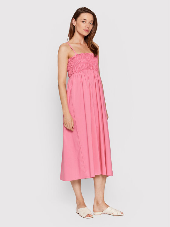 Glamorous Sukienka codzienna CK6606 Różowy Regular Fit