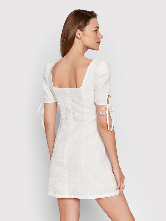 Glamorous Sukienka codzienna GC0554 Biały Regular Fit zdjęcie nr 3