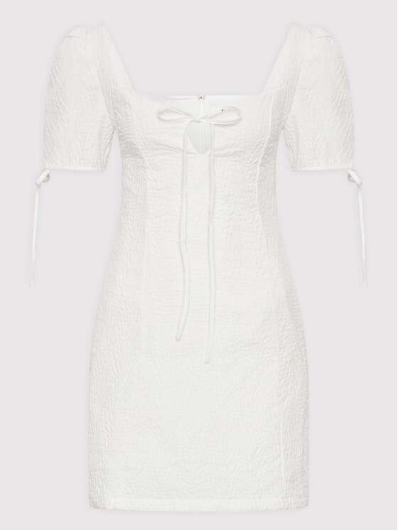 Glamorous Sukienka codzienna GC0554 Biały Regular Fit zdjęcie nr 5