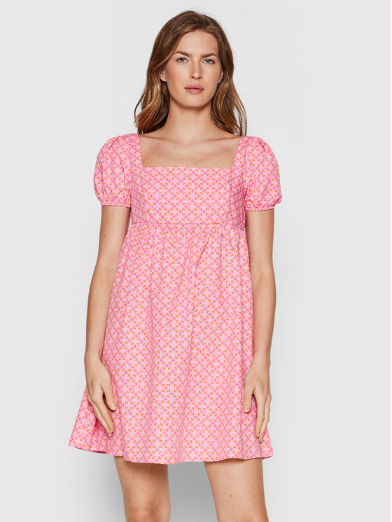 Glamorous Sukienka codzienna TM0563 Różowy Regular Fit