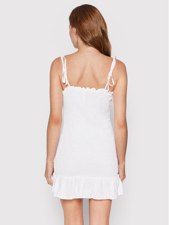 Glamorous Sukienka codzienna TM0565 Biały Slim Fit zdjęcie nr 3
