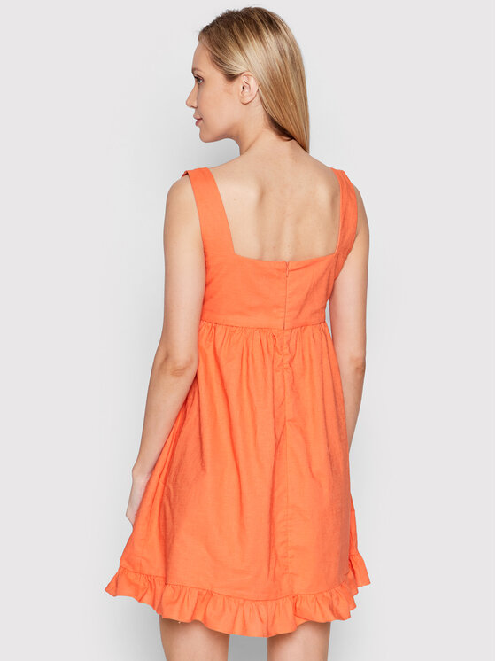 Glamorous Sukienka codzienna TM0566 Pomarańczowy Regular Fit zdjęcie nr 3