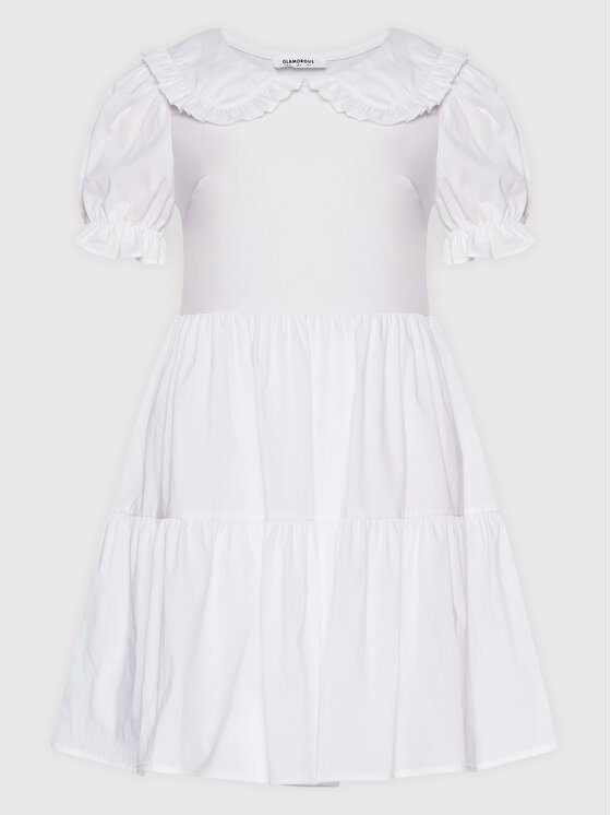 Glamorous Sukienka codzienna TM0568 Biały Regular Fit zdjęcie nr 5