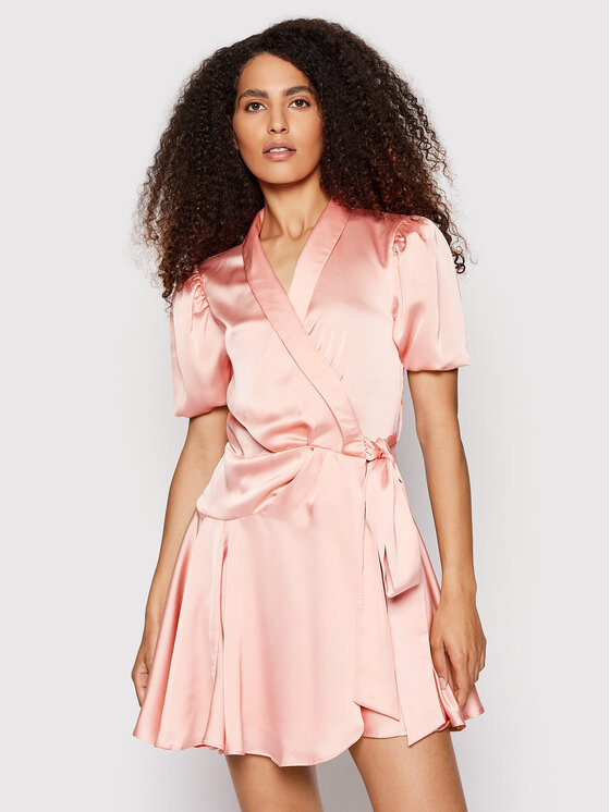 Glamorous Sukienka koktajlowa CK6572 Różowy Regular Fit