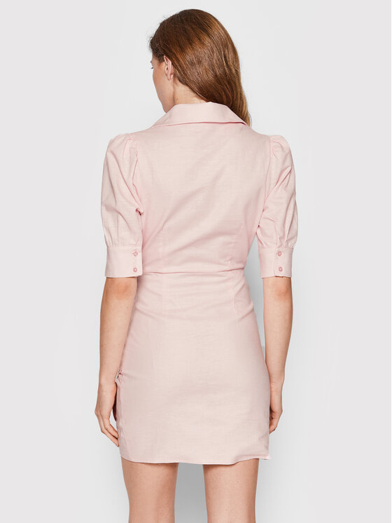 Glamorous Sukienka koszulowa GS0413 Różowy Slim Fit zdjęcie nr 3