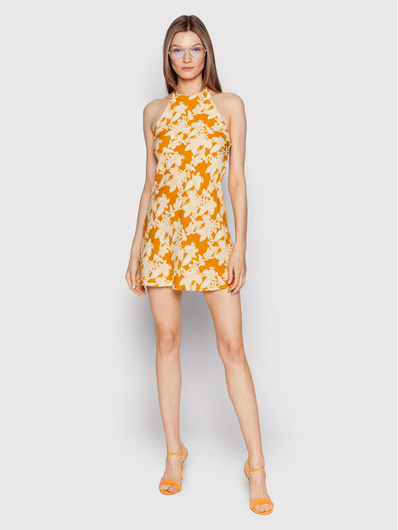 Glamorous Sukienka letnia AN4201 Pomarańczowy Regular Fit zdjęcie nr 2