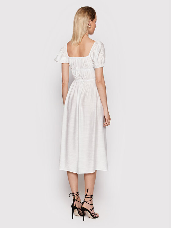 Glamorous Sukienka letnia CK6574 Biały Regular Fit zdjęcie nr 3