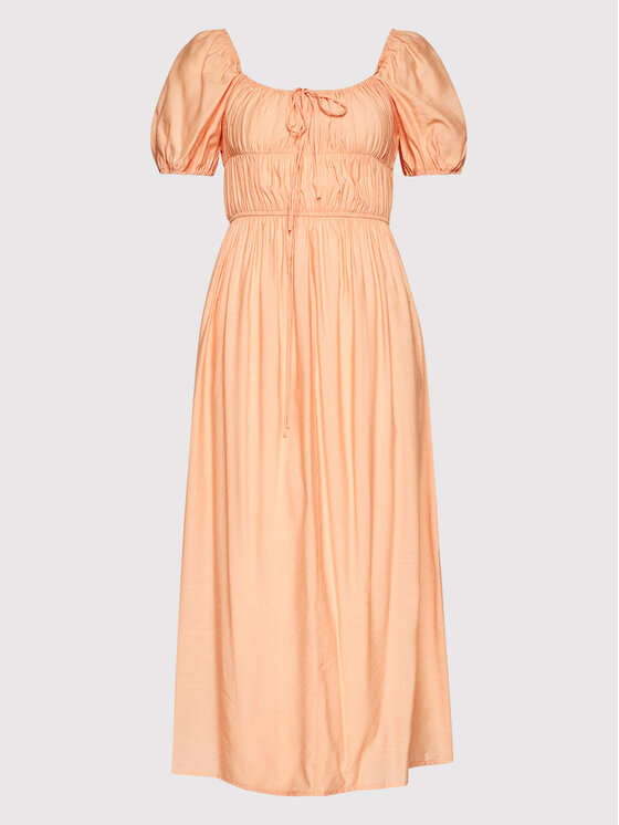 Glamorous Sukienka letnia CK6574 Pomarańczowy Regular Fit zdjęcie nr 5