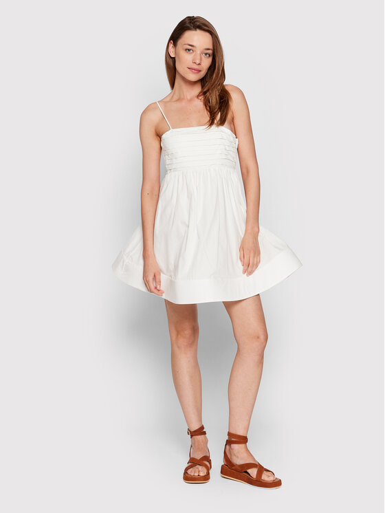 Glamorous Sukienka letnia GC0564 Biały Regular Fit zdjęcie nr 2