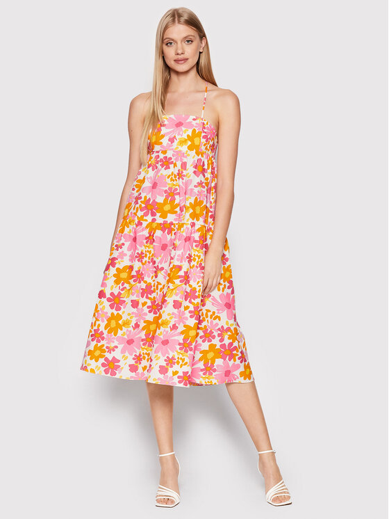Glamorous Sukienka letnia GC0576 Kolorowy Regular Fit