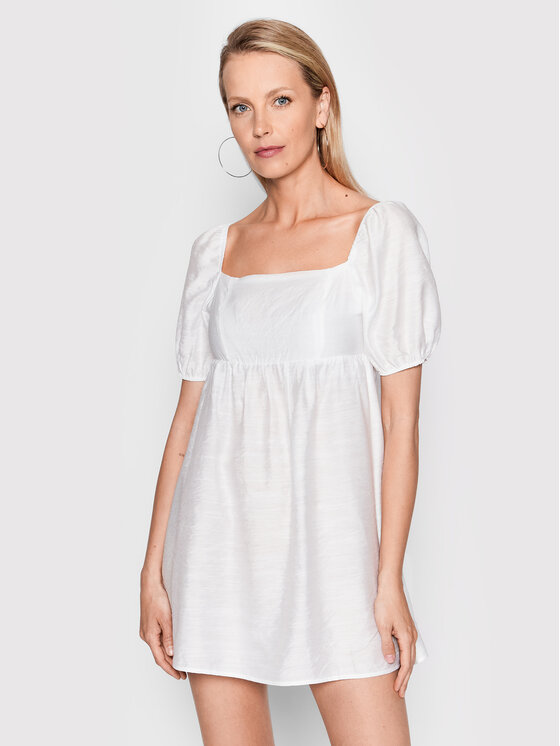 Glamorous Sukienka letnia TM0567 Biały Regular Fit