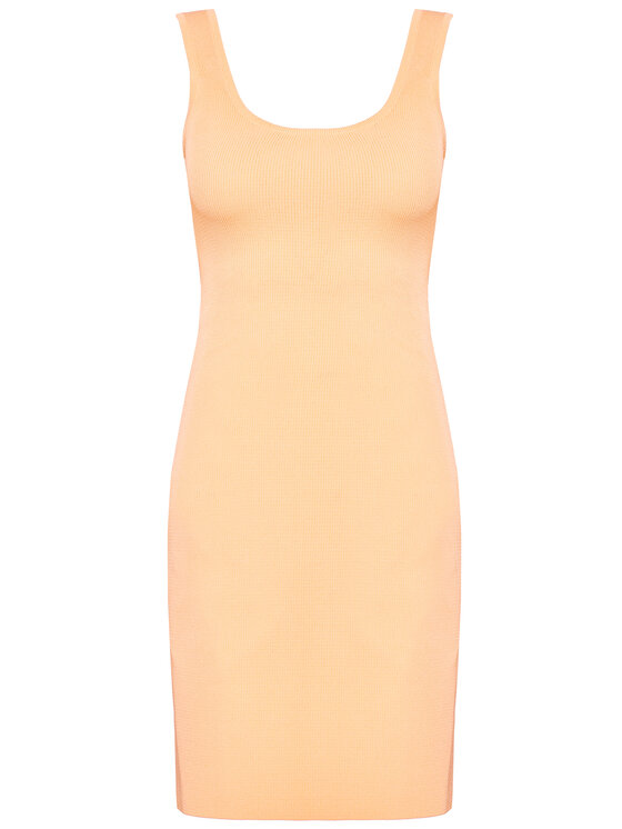 Guess Sukienka codzienna W1GK85 Z2U00 Pomarańczowy Slim Fit zdjęcie nr 5