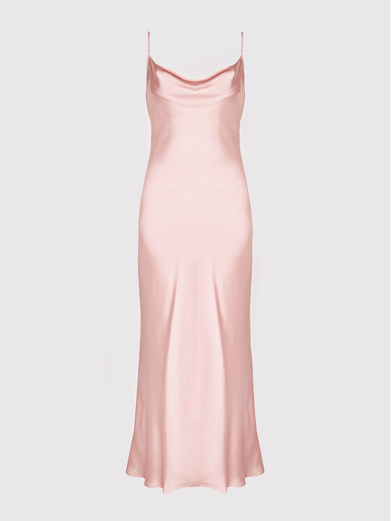 Guess Sukienka koktajlowa New Akilina W1YK1C WD8G0 Różowy Slim Fit zdjęcie nr 5