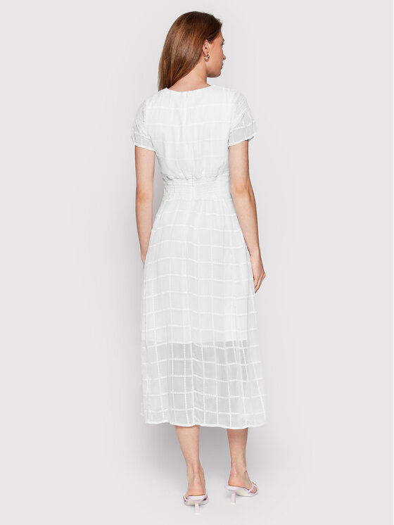 Guess Sukienka letnia Monica W2GK85 WEIU0 Biały Regular Fit zdjęcie nr 3