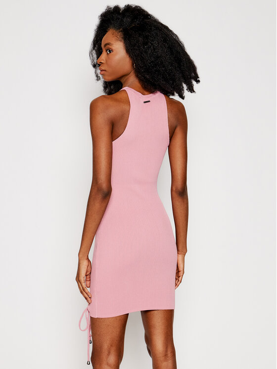 Guess Sukienka letnia W1GK90 Z2U00 Różowy Slim Fit zdjęcie nr 3