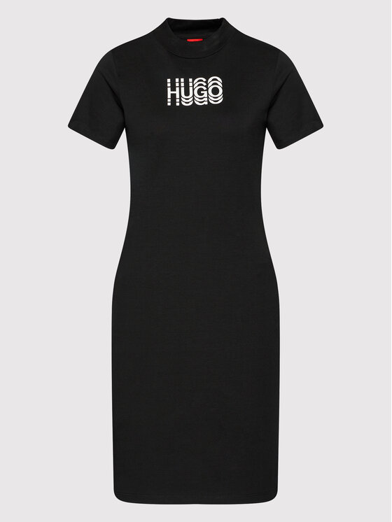 Hugo Sukienka codzienna Narcissa 50455557 Czarny Slim Fit zdjęcie nr 4