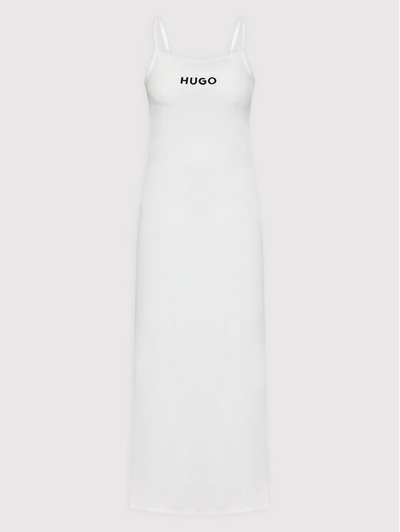 Hugo Sukienka codzienna Terry Pure 50470223 Biały Regular Fit zdjęcie nr 5