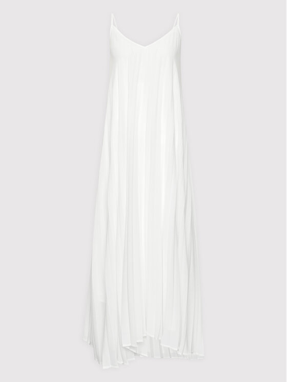 Iconique Sukienka letnia Alba IC22 124 Biały Regular Fit zdjęcie nr 5