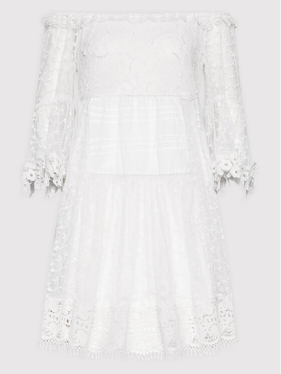 Iconique Sukienka letnia Amber IC22 021 Biały Regular Fit zdjęcie nr 5