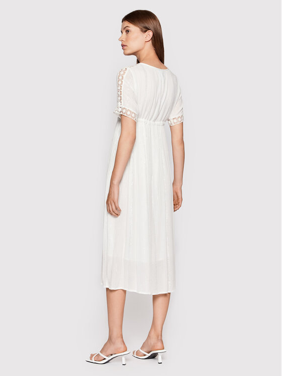 Iconique Sukienka letnia Greta IC22 007 Biały Regular Fit zdjęcie nr 3
