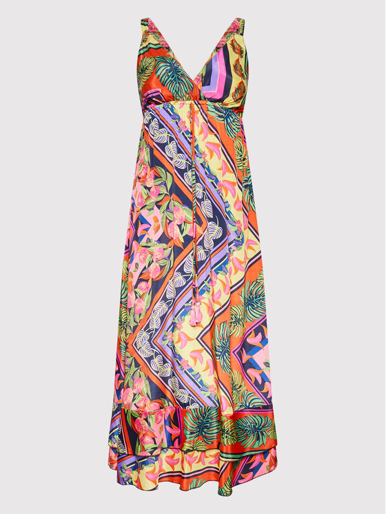 Iconique Sukienka letnia IC22 14 Kolorowy Regular Fit zdjęcie nr 5