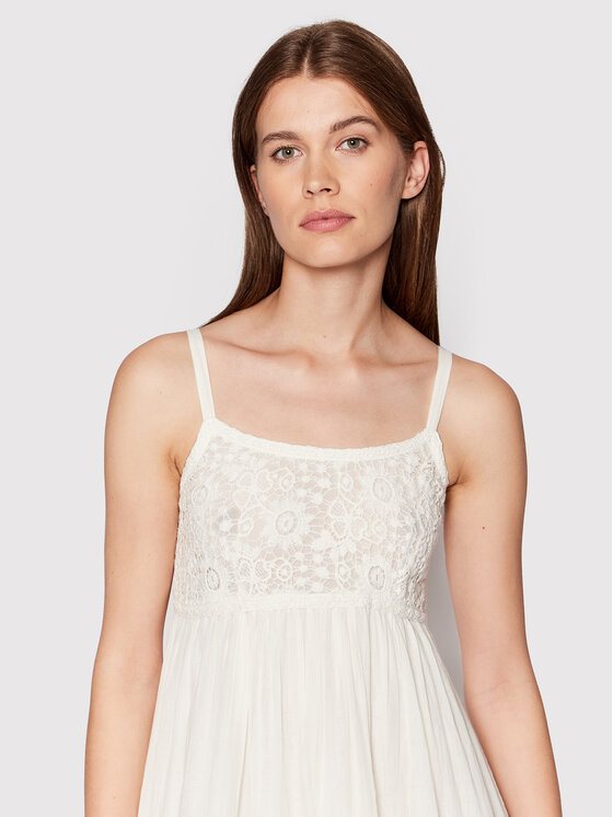 Iconique Sukienka letnia Lia IC22 033 Biały Regular Fit zdjęcie nr 4