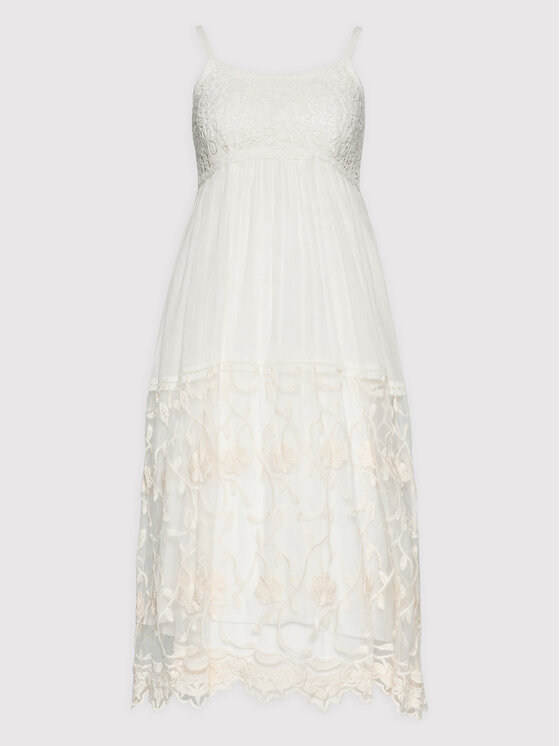 Iconique Sukienka letnia Lia IC22 033 Biały Regular Fit zdjęcie nr 5