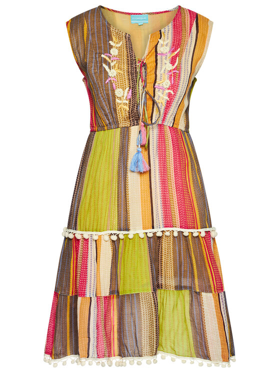 Iconique Sukienka letnia Linda IC21 054 Kolorowy Regular Fit zdjęcie nr 5