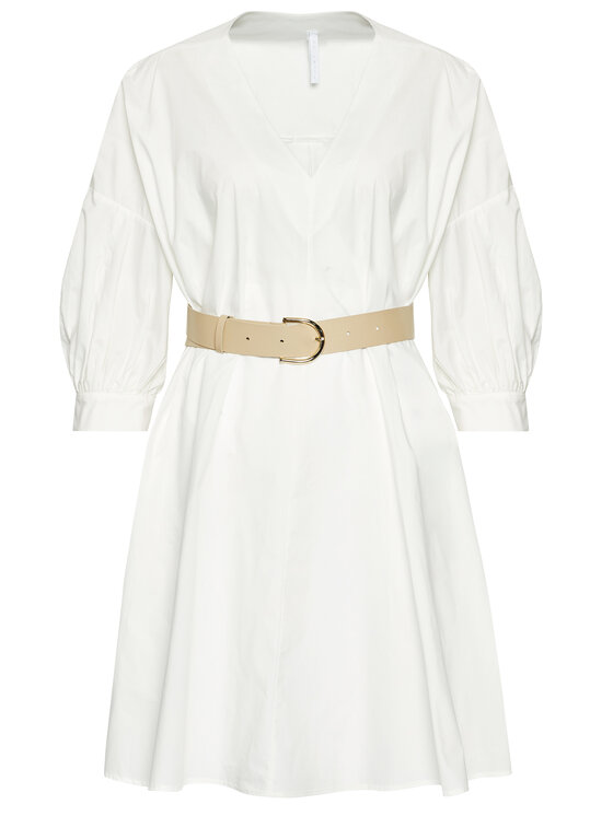 Imperial Sukienka codzienna ABWSBBD Biały Regular Fit zdjęcie nr 5