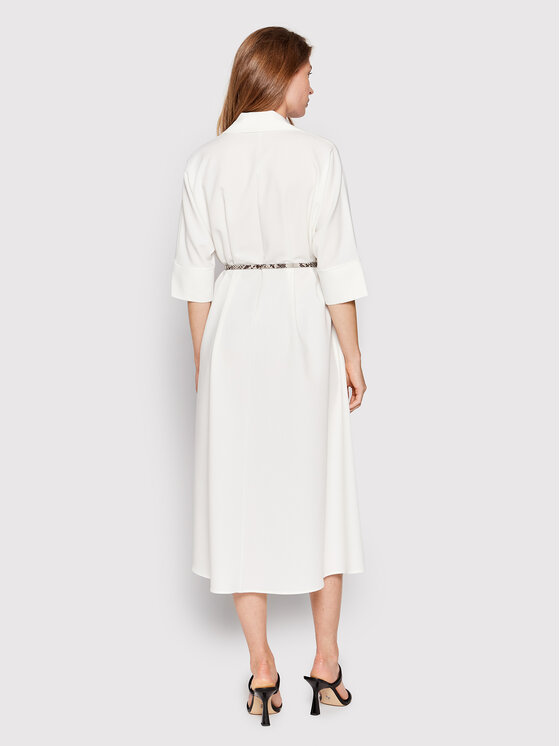 Imperial Sukienka codzienna ACIODEM Biały Regular Fit zdjęcie nr 3