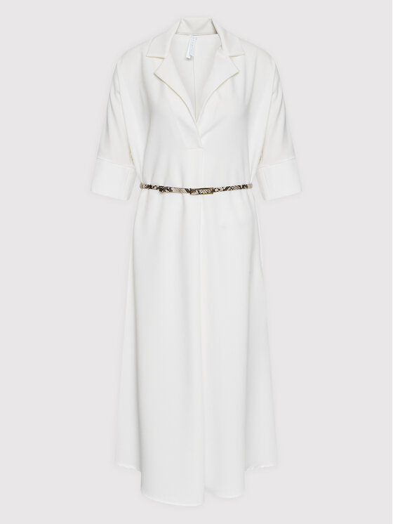 Imperial Sukienka codzienna ACIODEM Biały Regular Fit zdjęcie nr 5