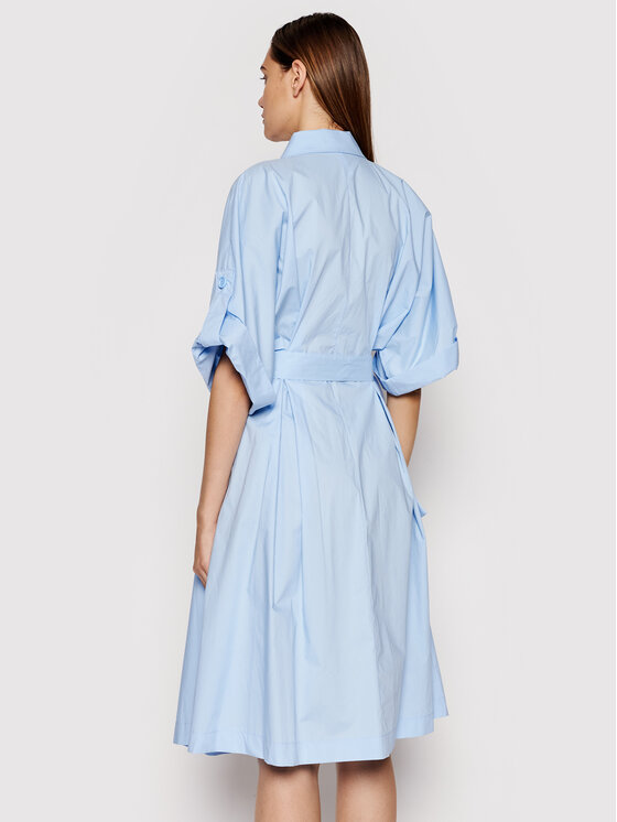 Imperial Sukienka koszulowa ABVNBGV Niebieski Regular Fit zdjęcie nr 3