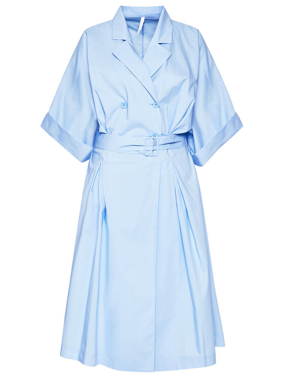 Imperial Sukienka koszulowa ABVNBGV Niebieski Regular Fit zdjęcie nr 5