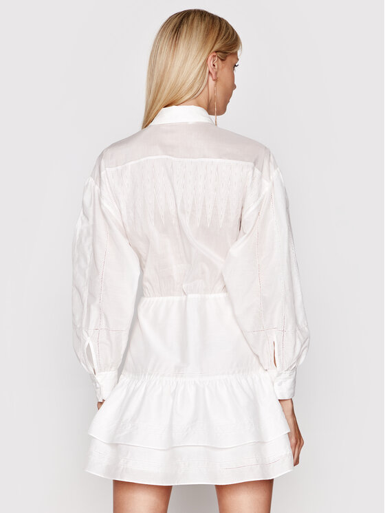 IRO Sukienka koszulowa Josey AO532 Biały Regular Fit zdjęcie nr 3