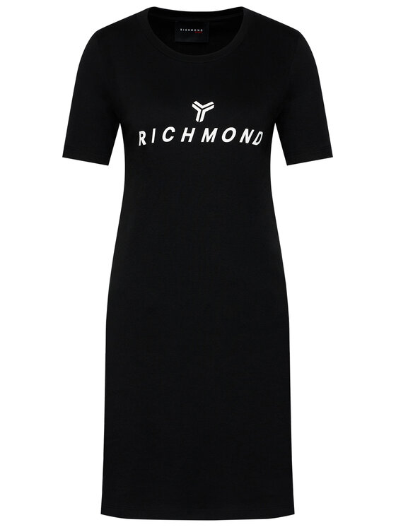 John Richmond Sukienka codzienna Buscaion UWP21121VE Czarny Regular Fit zdjęcie nr 5