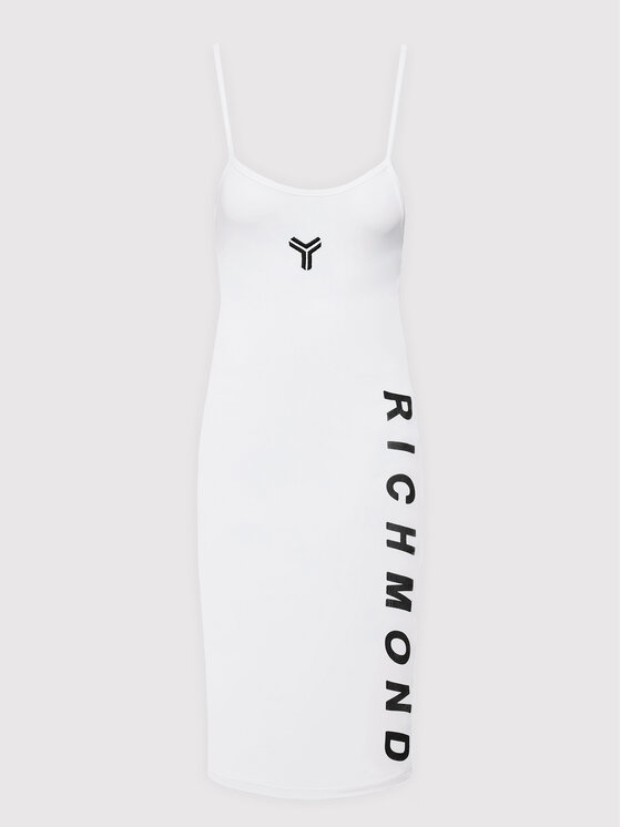 John Richmond Sukienka letnia UWP22028VE Biały Slim Fit zdjęcie nr 5