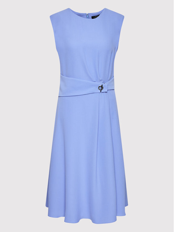 Lauren Ralph Lauren Sukienka codzienna 250861507002 Niebieski Regular Fit zdjęcie nr 5