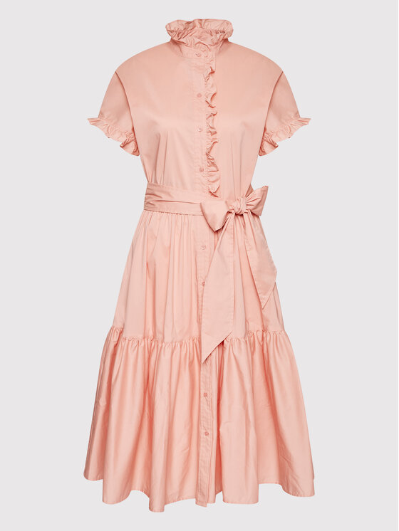 Lauren Ralph Lauren Sukienka koszulowa 200861811001 Różowy Regular Fit zdjęcie nr 5
