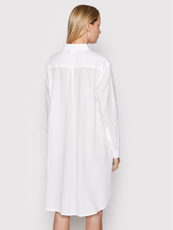 Lauren Ralph Lauren Sukienka koszulowa 20271085 Biały Relaxed Fit zdjęcie nr 3