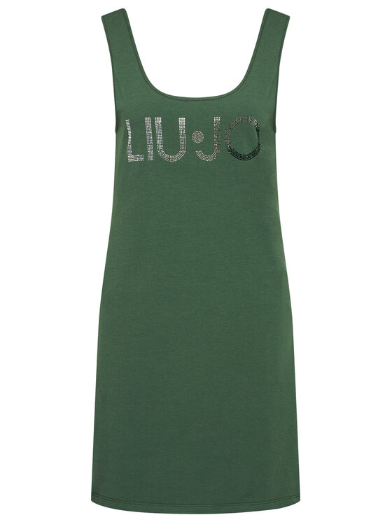Liu Jo Beachwear Sukienka letnia VA1060 J5003 Zielony Regular Fit zdjęcie nr 5