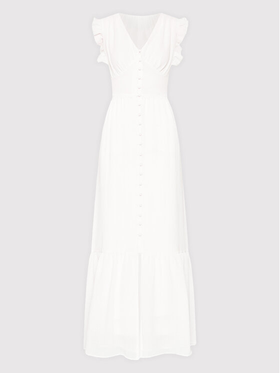 Liu Jo Sukienka letnia WA2194 T3052 Biały Regular Fit zdjęcie nr 5
