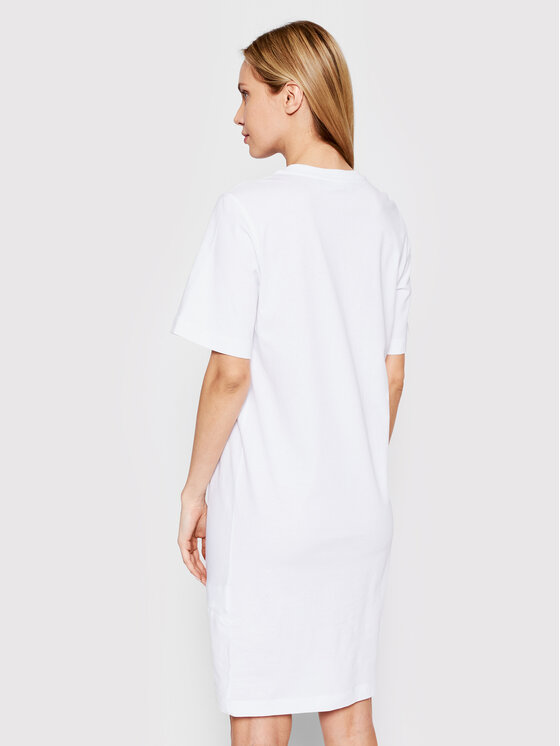 LOVE MOSCHINO Sukienka codzienna W5C6001M 3876 Biały Regular Fit zdjęcie nr 3