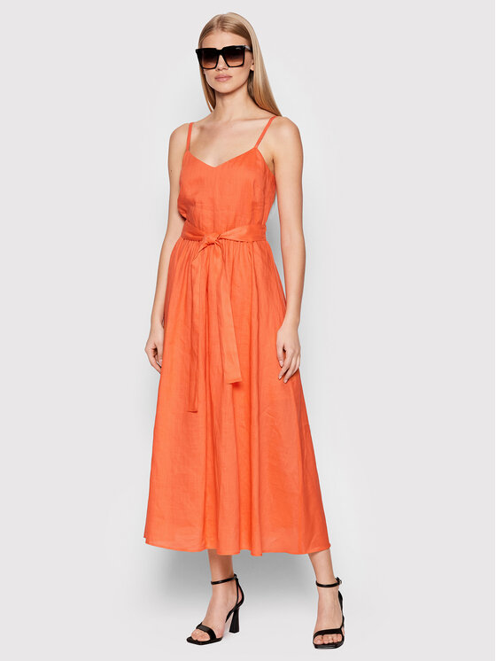 MAX&Co. Sukienka letnia Risulta 72211622 Pomarańczowy Regular Fit zdjęcie nr 2