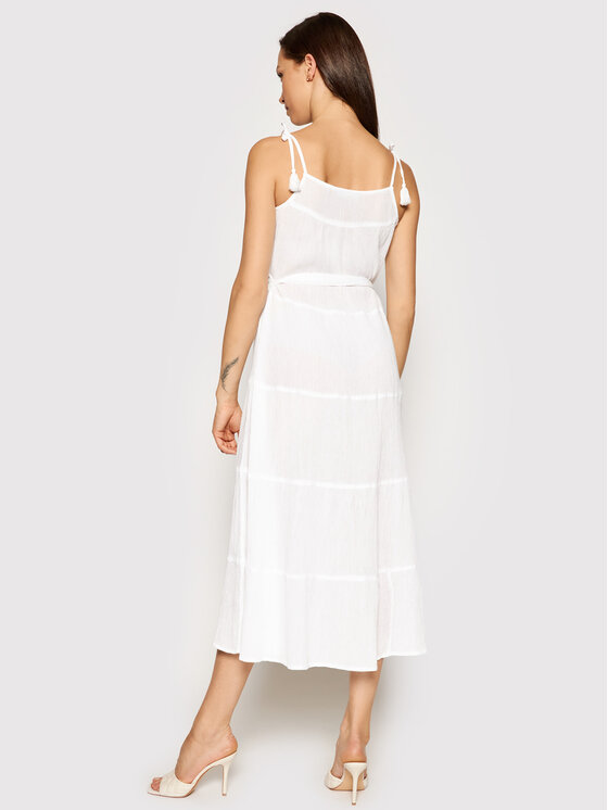Melissa Odabash Sukienka letnia Fru CR Biały Regular Fit zdjęcie nr 3
