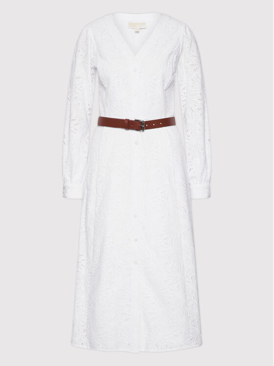 MICHAEL Michael Kors Sukienka codzienna Kate MS28Y464MM Biały Regular Fit zdjęcie nr 5
