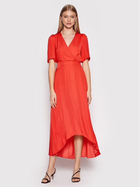 Morgan Sukienka codzienna 221-RSIBILA Czerwony Regular Fit zdjęcie nr 2