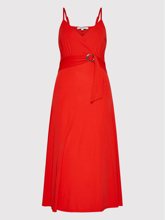 Morgan Sukienka koktajlowa 221-RKARYA Czerwony Regular Fit zdjęcie nr 5