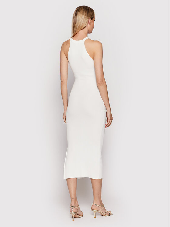 Morgan Sukienka koktajlowa 221-RMIL Biały Slim Fit zdjęcie nr 3