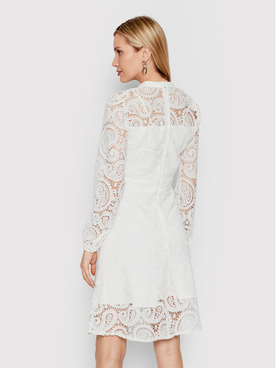 Morgan Sukienka koktajlowa 221-ROMANE Biały Regular Fit zdjęcie nr 3